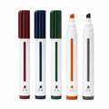 Whiteboard-Marker Set, trocken abwischbar, 5 Farben