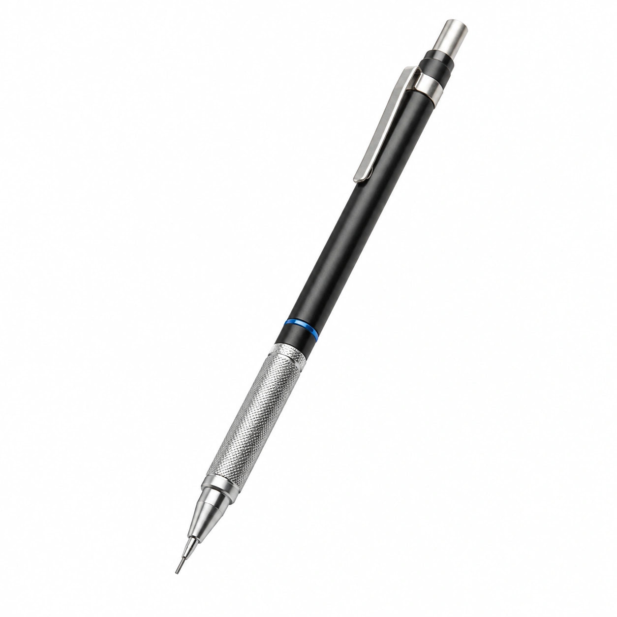 Mechanischer Bleistift 0.5mm Schwarz mit Metallakzenten