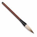 Chinesischer Kalligraphiepinsel mit Holzgriff Braun/Schwarz