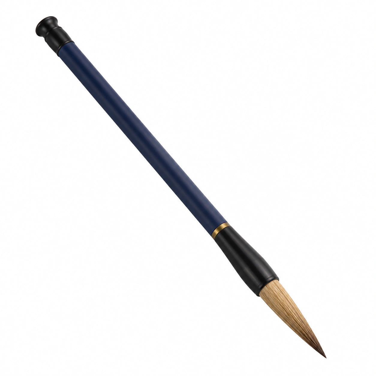 Blau/Schwarz Kalligraphie-Pinsel mit Naturhaar, Mittlere Härte