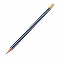 Blauer Bleistift mit Radiergummi