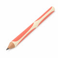 Ergonomischer Bleistift Rot/Creme für Schule und Büro