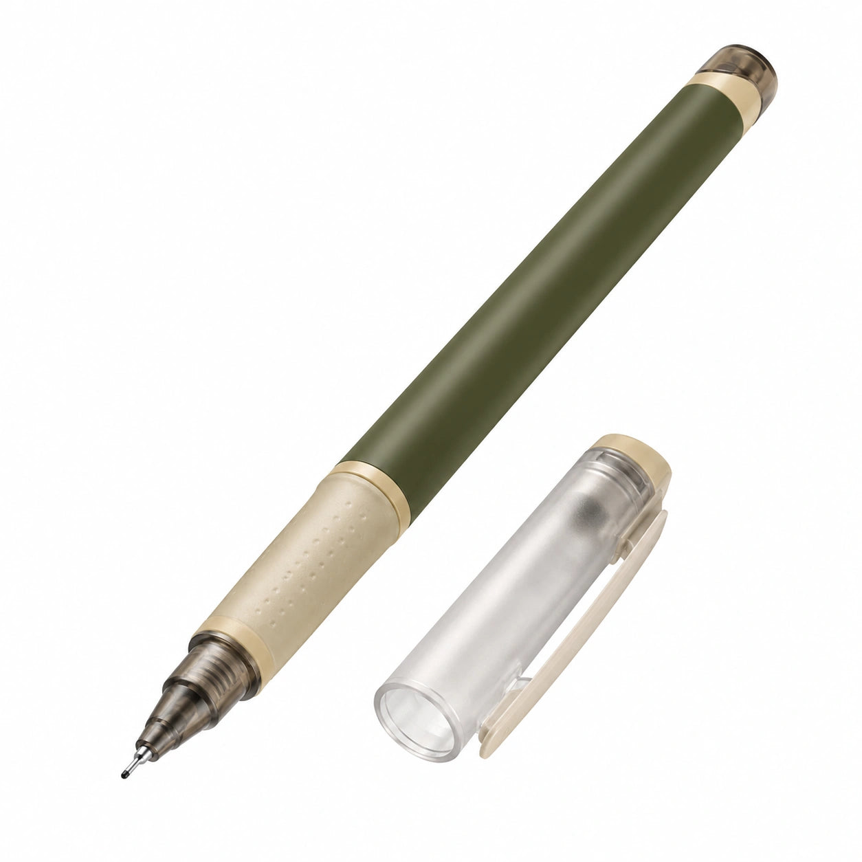 Feinliner 0.5mm Olivgrün mit Ergonomischem Design